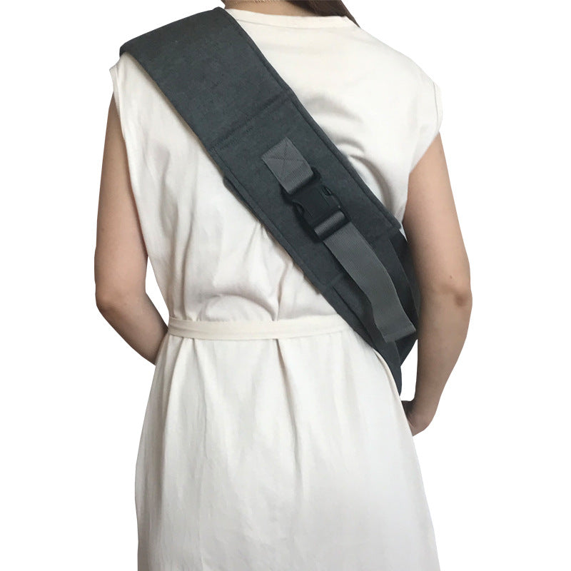 Coffee Adjustable Pet Carrier Sling Bag - Comfortable Wide Shoulder Strap Crossbody Tote for Cats and Small Dogs (Up to 13 lbs)