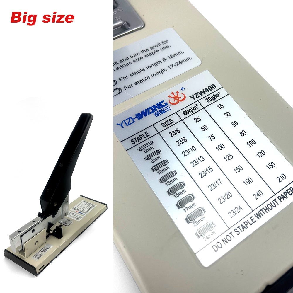 Heavy Duty Big Size Stepler With Free 2000x23/15 Steples Office Stationary 5