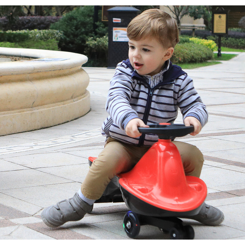 Yellow-Glide Walker Swing Car Twist Car Rind On Toy  Italian Designer For Children Outdoor 7