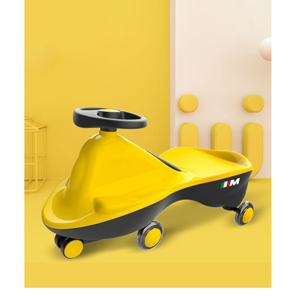 Yellow-Glide Walker Swing Car Twist Car Rind On Toy  Italian Designer For Children Outdoor 11