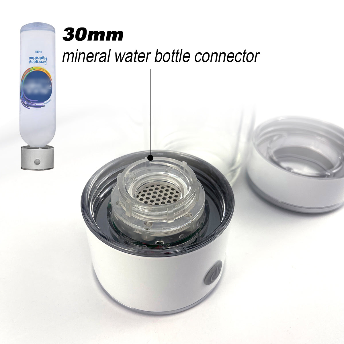 300ml H2 Hydrogen Water Bottle Alkaline Ionizer High compatibility AU 5