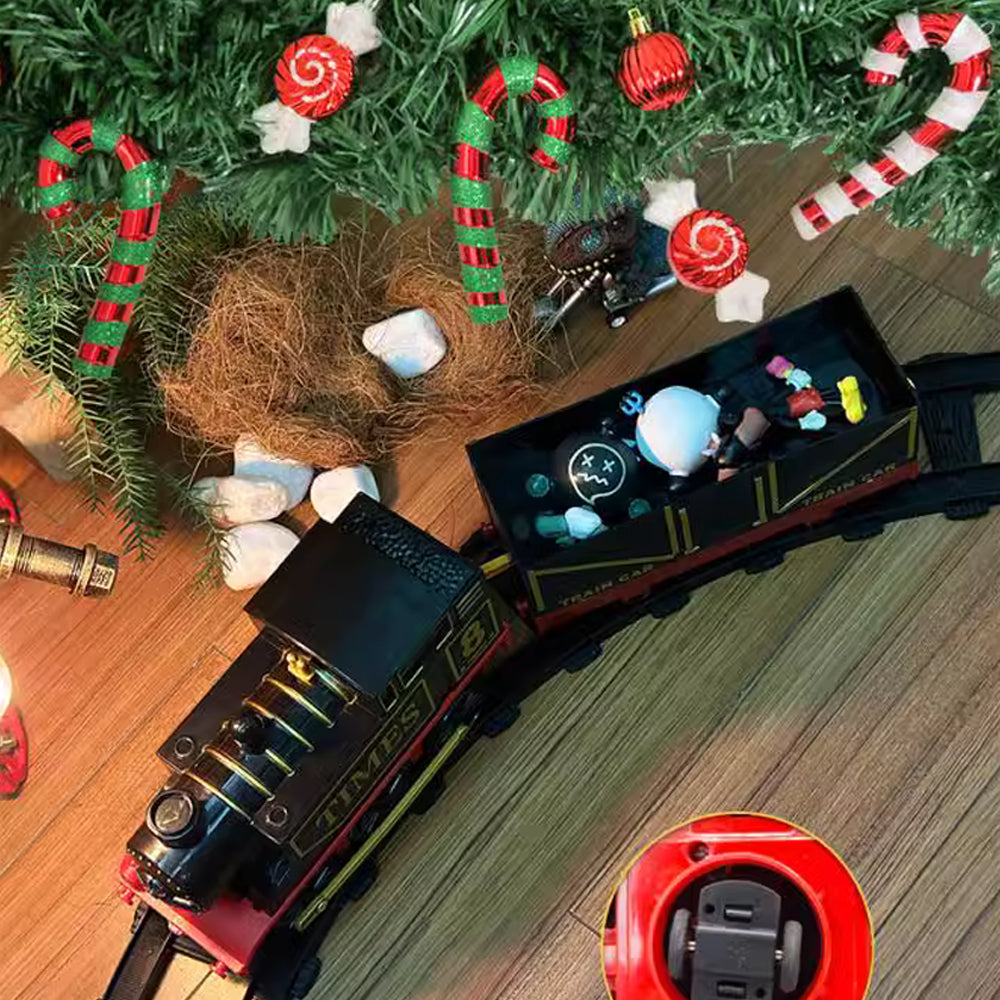 Electric Christmas Classic Train Toy Kids Set Railway Music With 16pcs Tracks AU STOCK 4