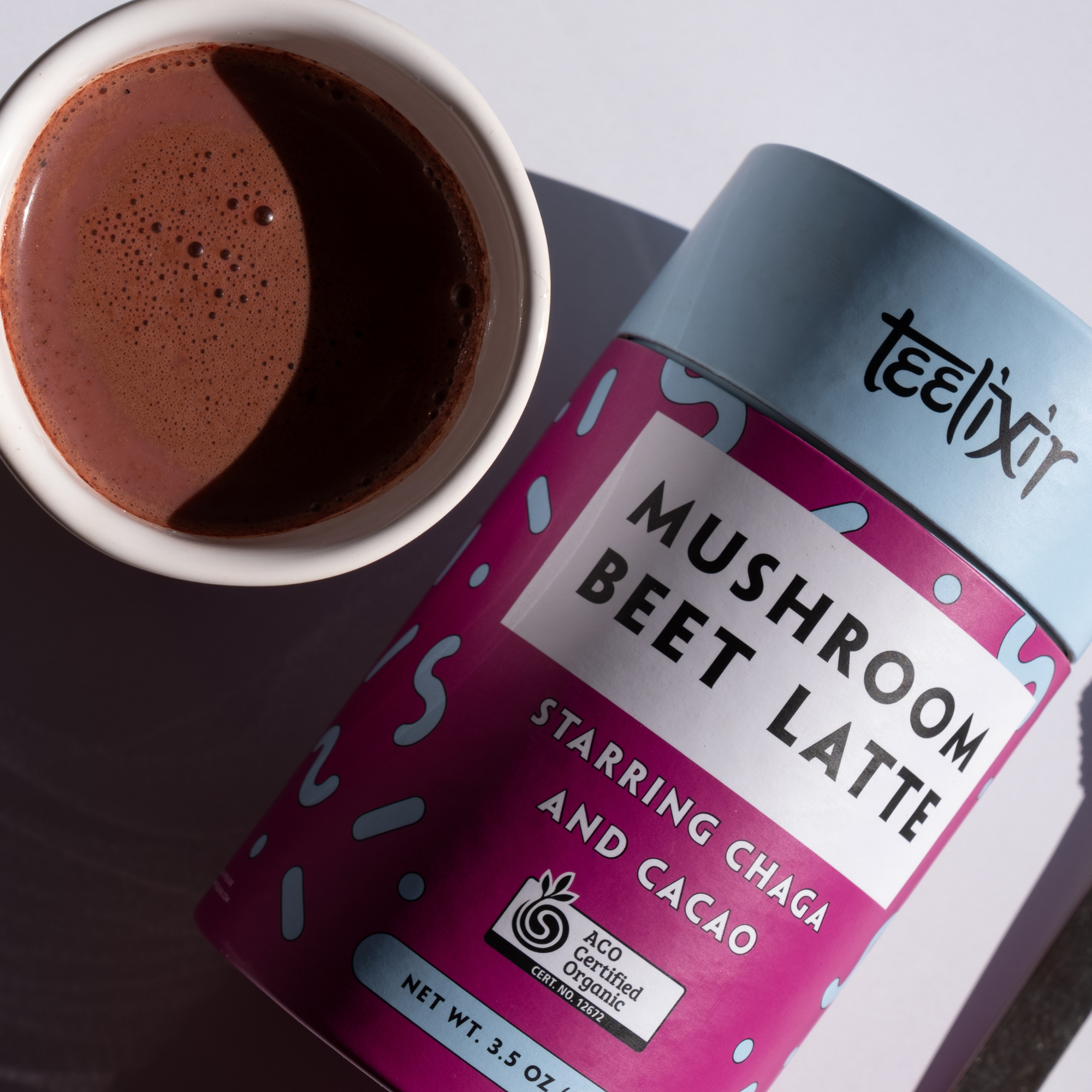 Teelixir Organic Mushroom Beet Latte 500g 3