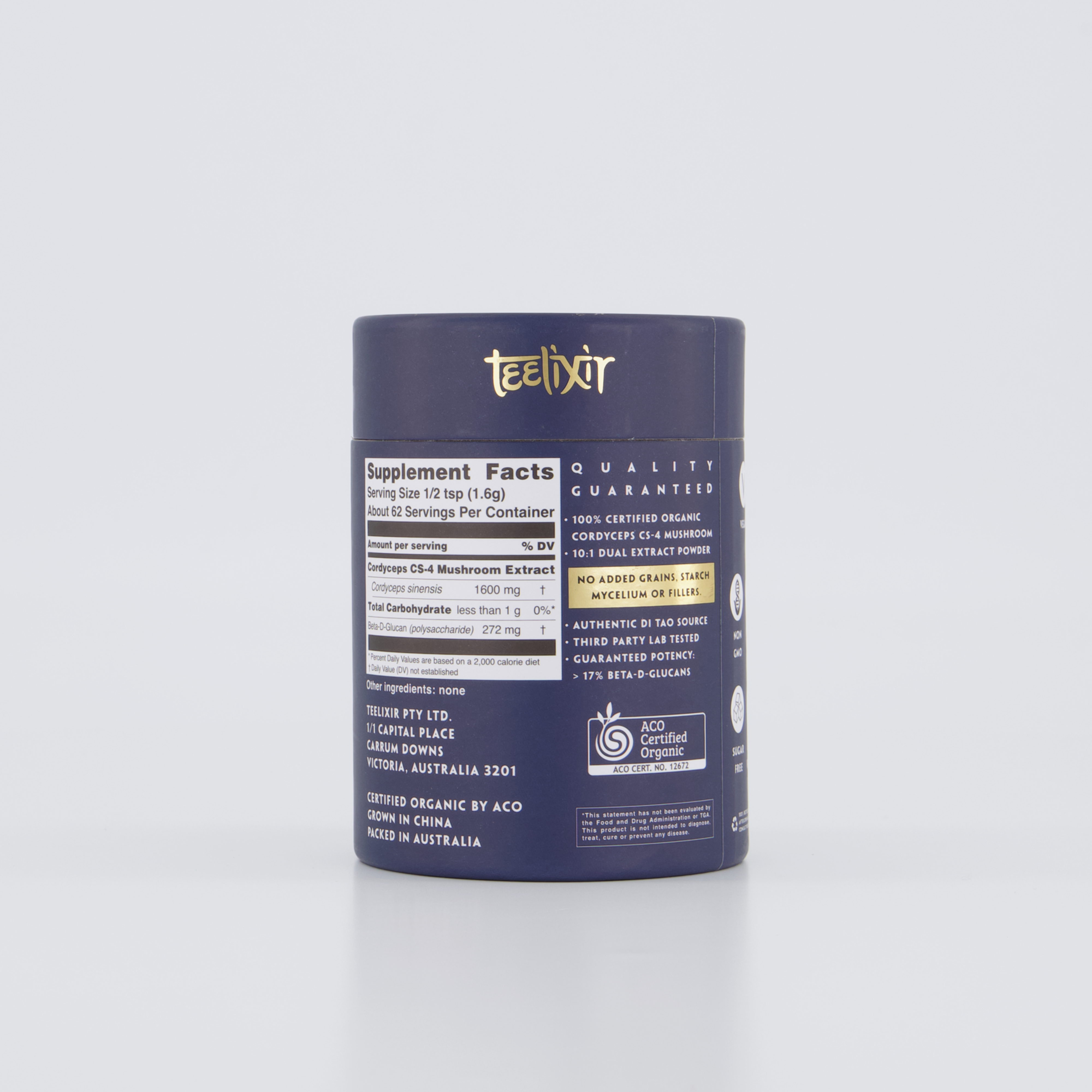 Teelixir Organic Cordyceps Mushroom 50g 6