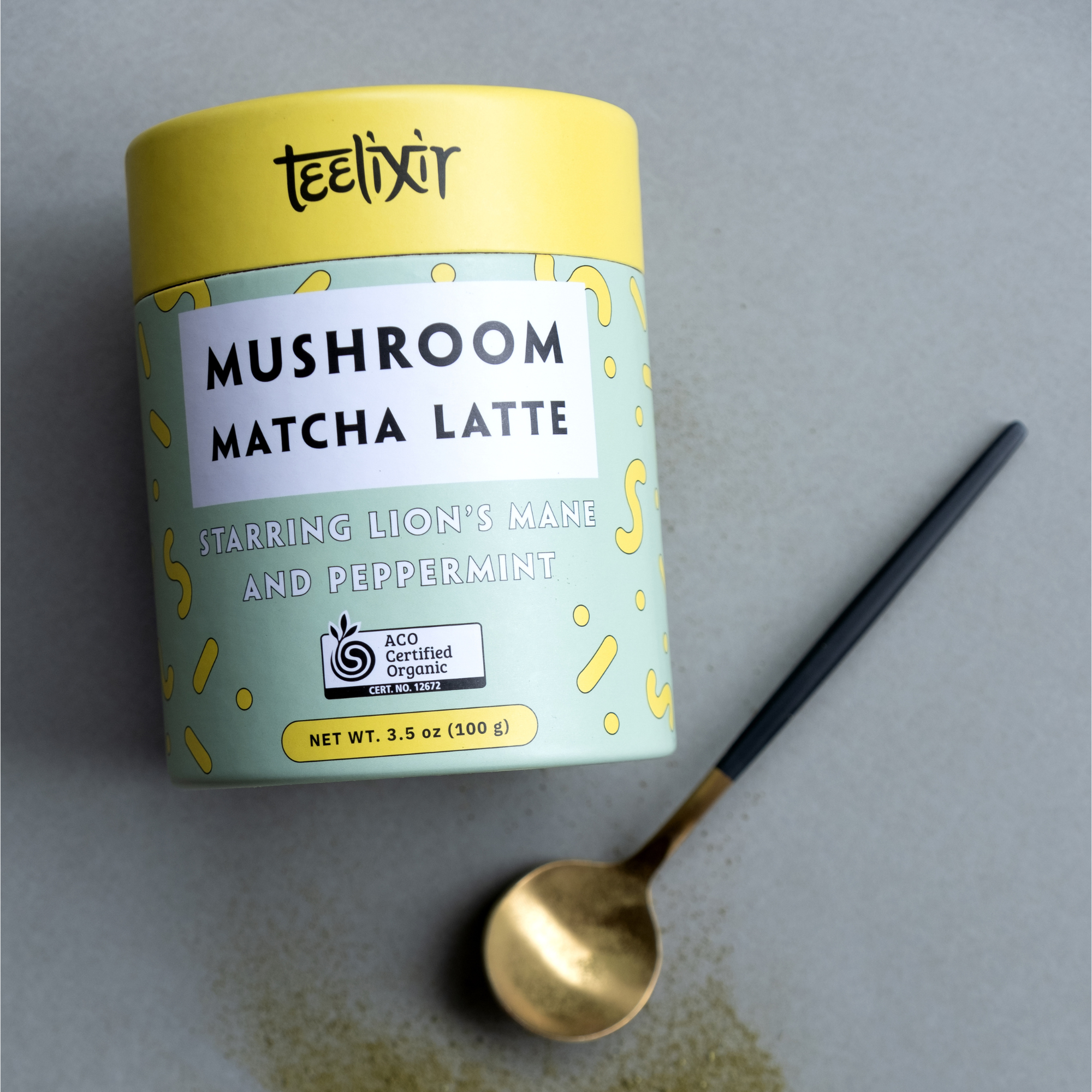 Teelixir Organic Mushroom Matcha Latte 1Kg 3