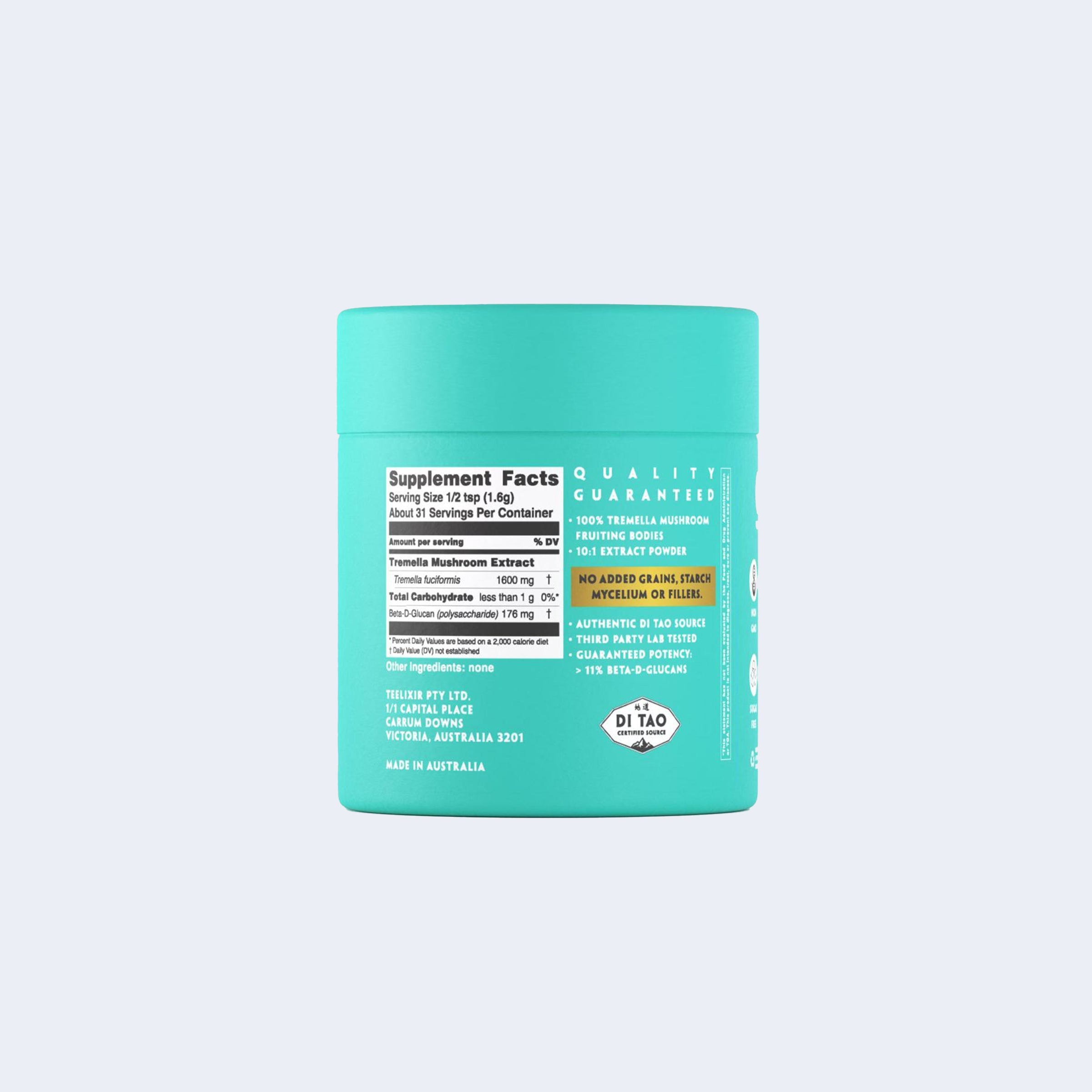 Teelixir Organic Tremella Mushroom 50g 3