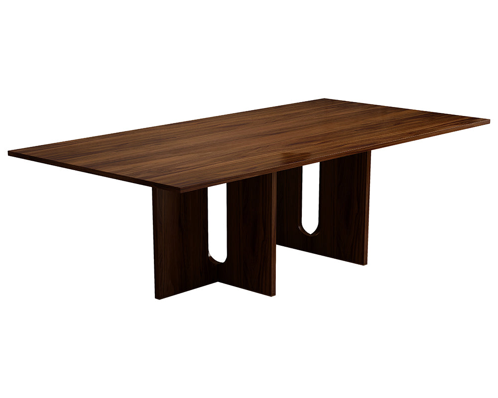 Oak Melamine Dining Table 8 Seater 6