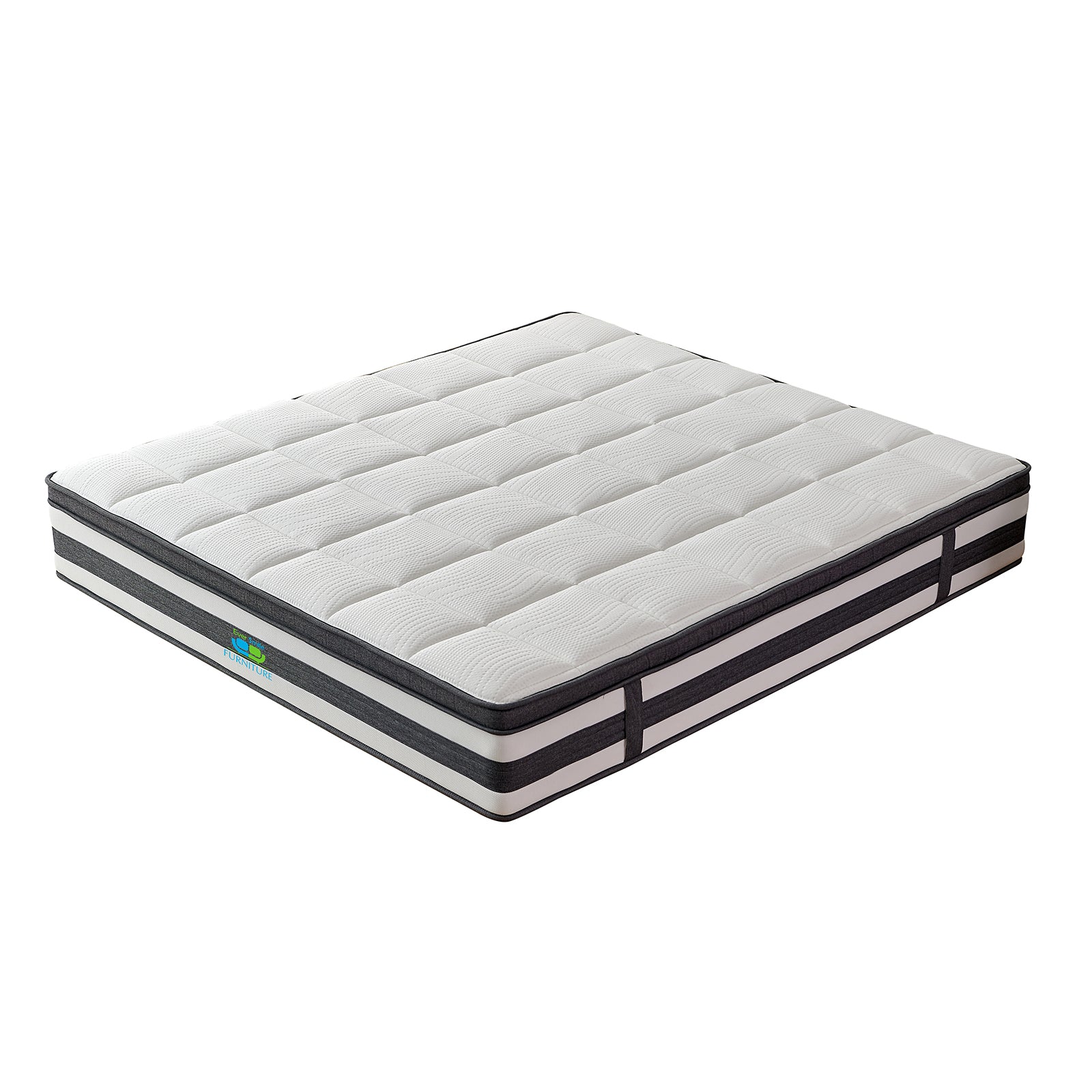 King Size 30cm HardZone Pocket Spring Mattress 6
