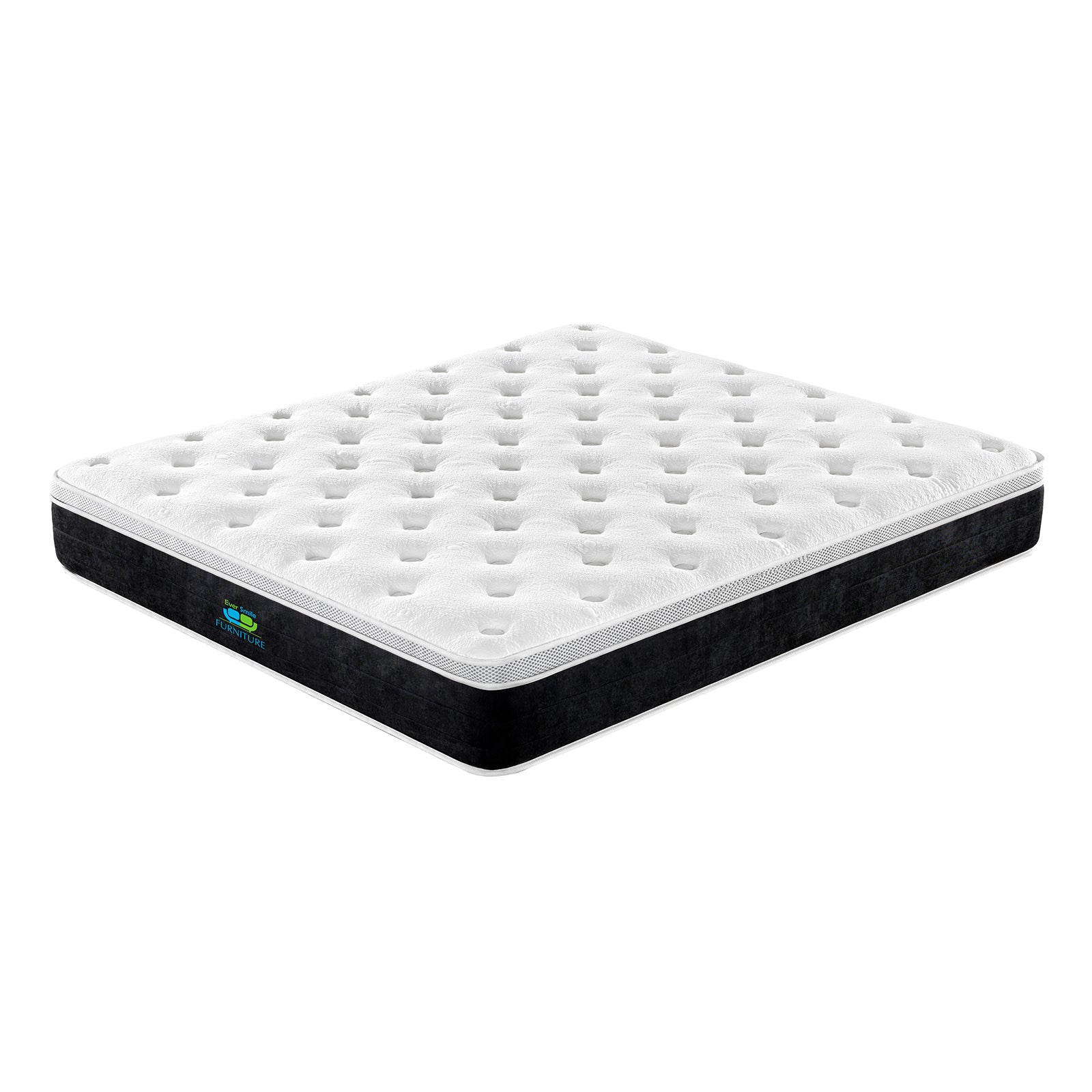King Size 30cm Tencel Latex Soft Pocket Spring Mattress 4