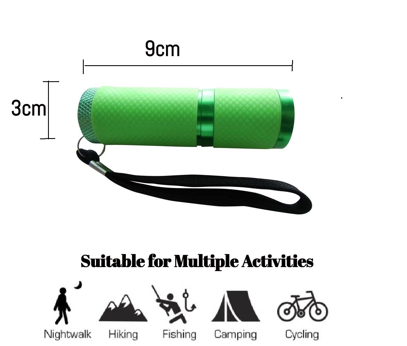 Duo - 2 Pack Glow-in-the-Dark Flashlights 3