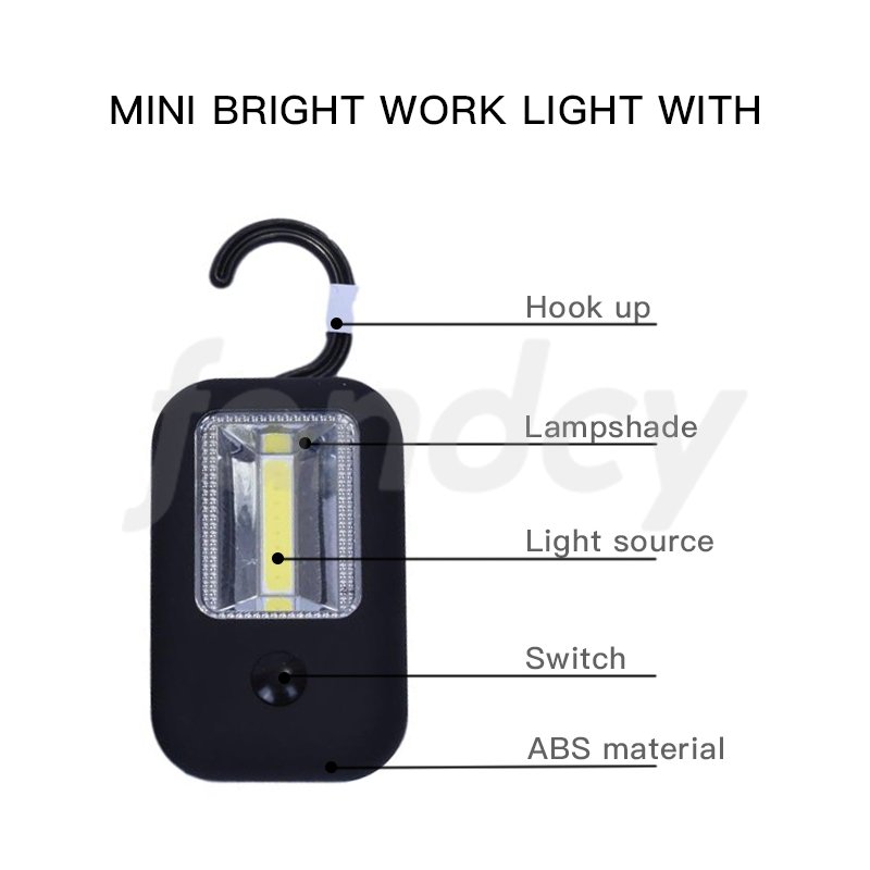 Mini Bright Work Light with COB LED Technology-black/blue 3