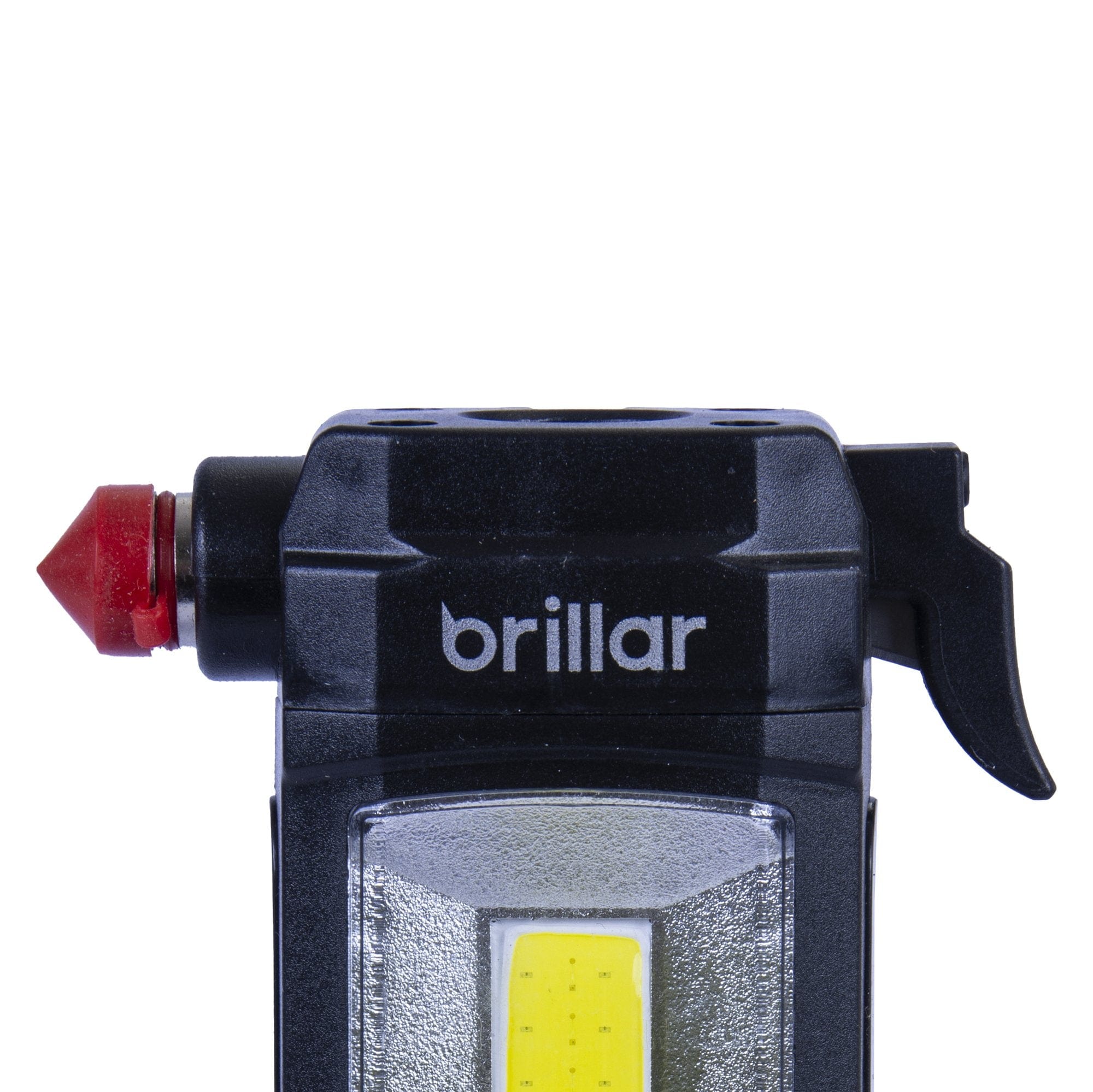 Brillar Emergency Torch, Seatbelt Cutter, Window Breaker - Black 4