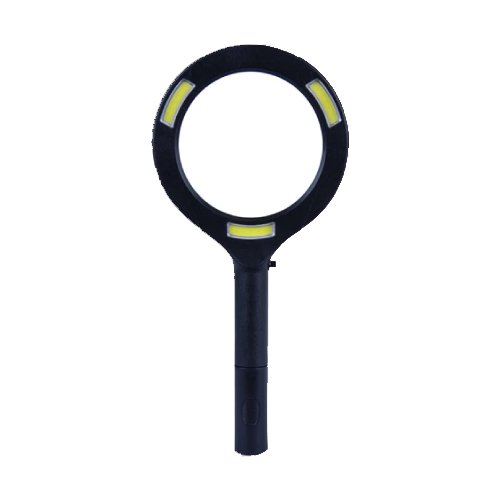 Brillar Light Up Magnifying Glass with COB LED Technology-Black/Navy 6