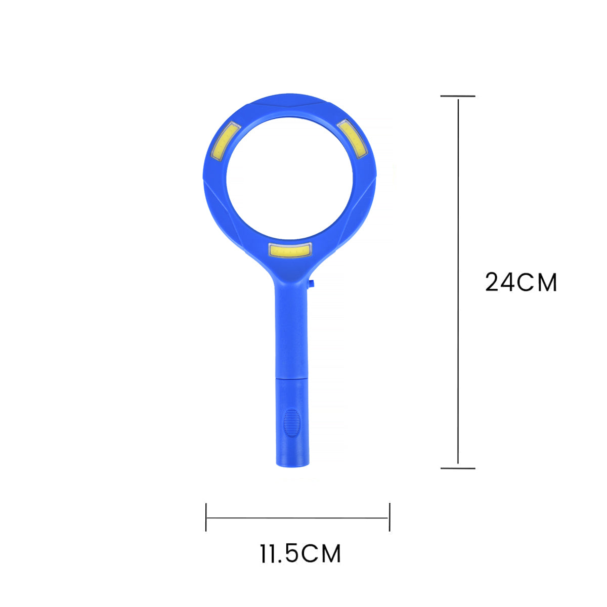 Brillar Light Up Magnifying Glass – Blue, 3× Magnification with COB LED Lighting 3