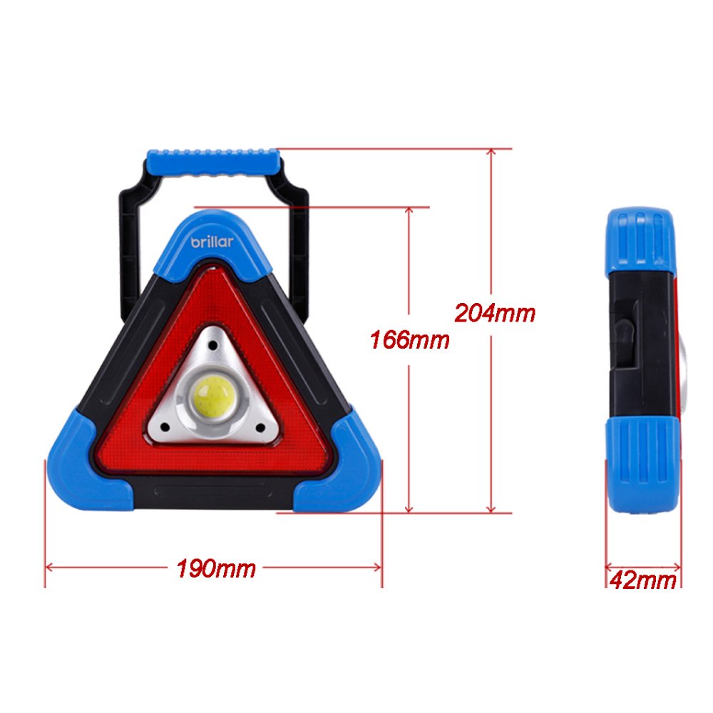 Brillar Emergency Mate - 300 Lumen Rechargeable Roadside Safety Light 4