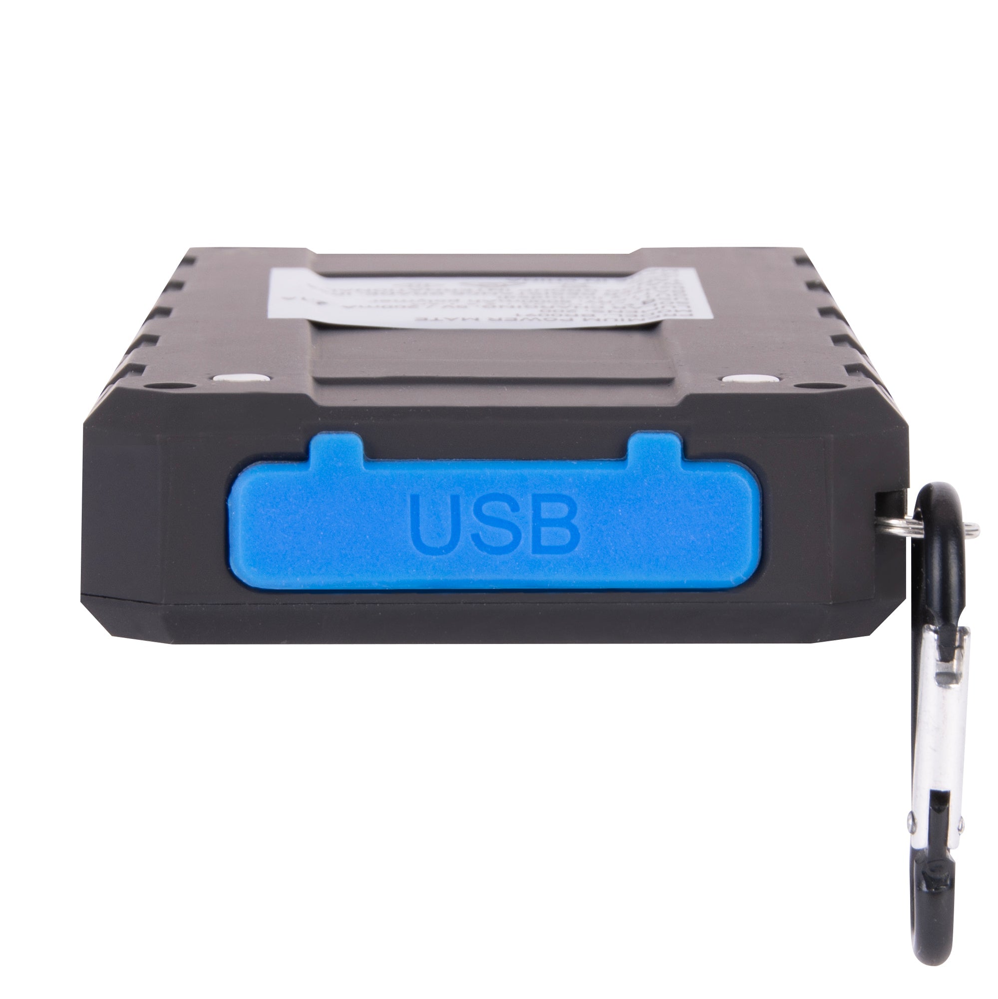 Brillar 8000mAh Solar USB Power Bank 200 Lumens LED Torch 5