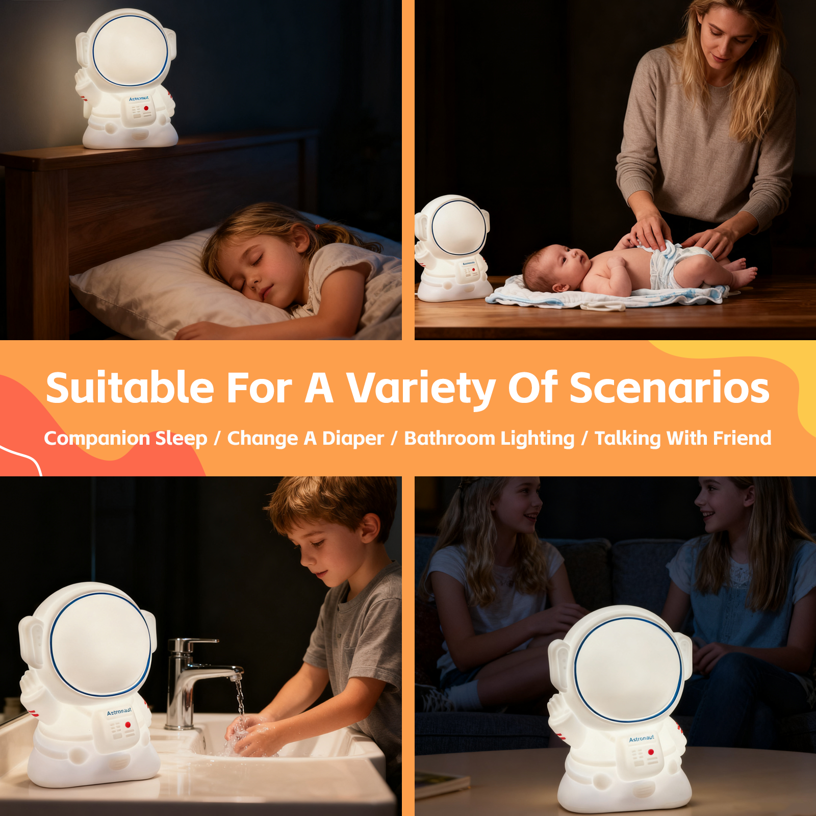 Squishy Astronaut Night Light 3