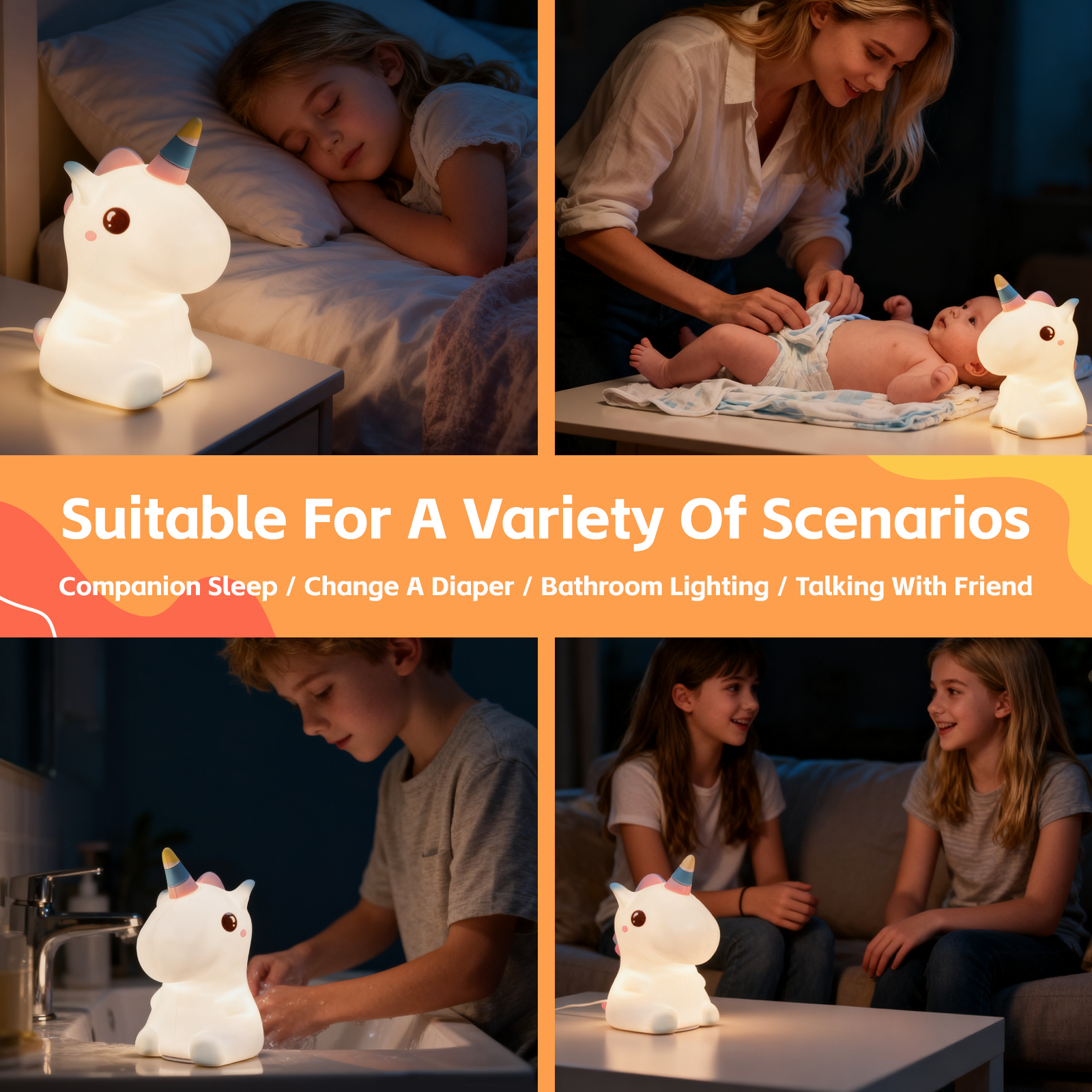 Squishy Cute Duck Night Light 3