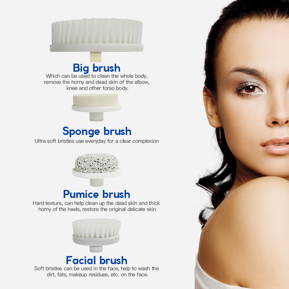 Clevinger Ultimate Spin Facial Cleansing Brush Set - 4 Heads 3