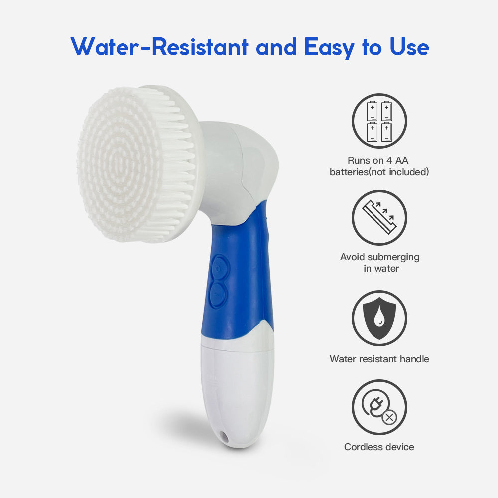 Clevinger Ultimate Spin Facial Cleansing Brush Set - 4 Heads 4