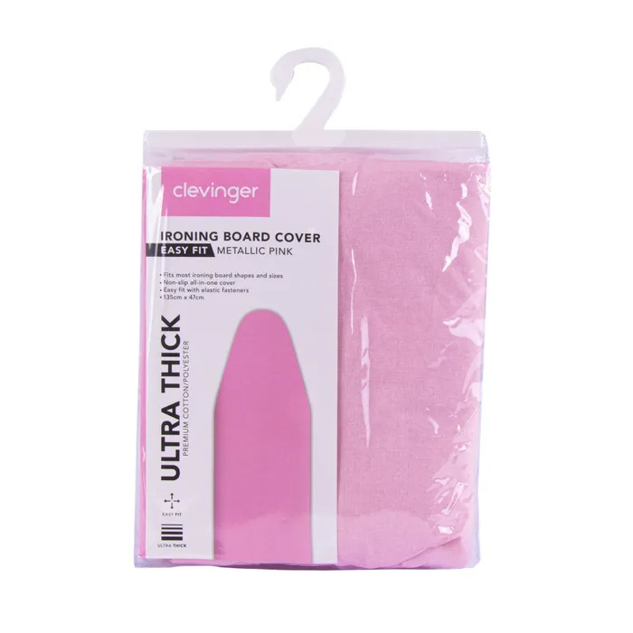 Ironing Board Cover 35x 115cm -Metallic Pink 5