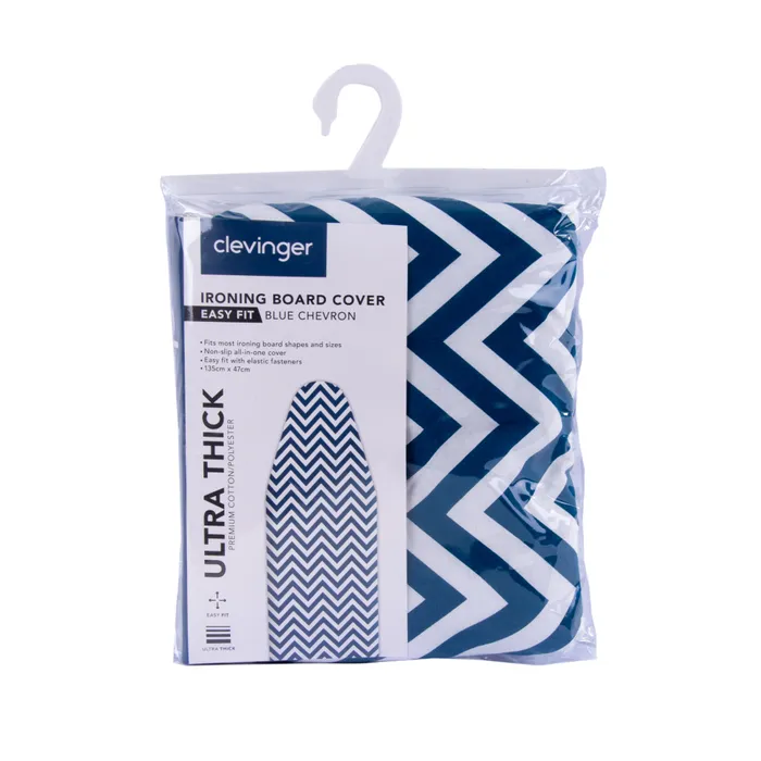Ironing Board Cover 435x 115cm Blue Chervon 5