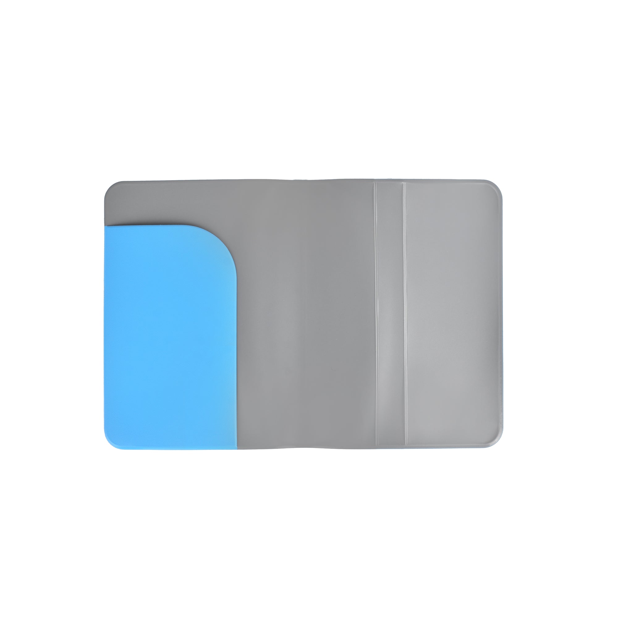 PVC Waterproof Wallet Travel Passport Holder-Blue 3