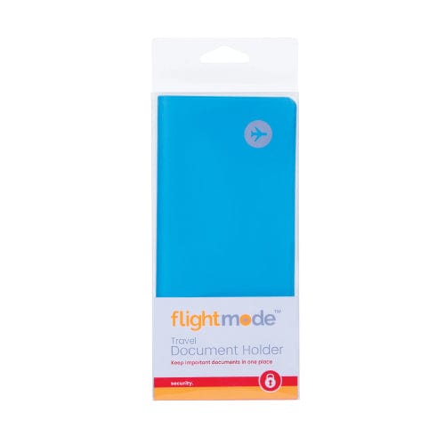 Flightmode PVC Waterproof Wallet Travel Passport Holder Blue