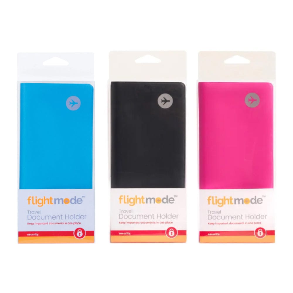 Flightmode PVC Waterproof Wallet Travel Passport Holder Blue 3