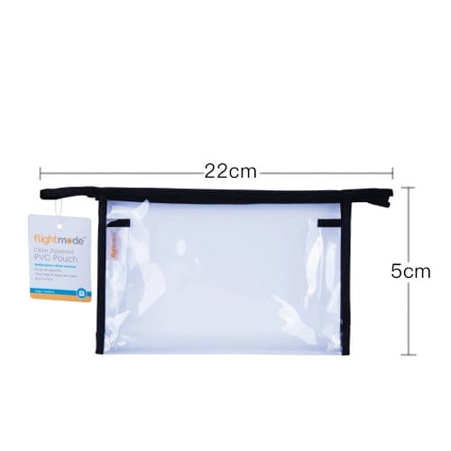 Waterproof PVC Clear Zippered Carry Pouch 4