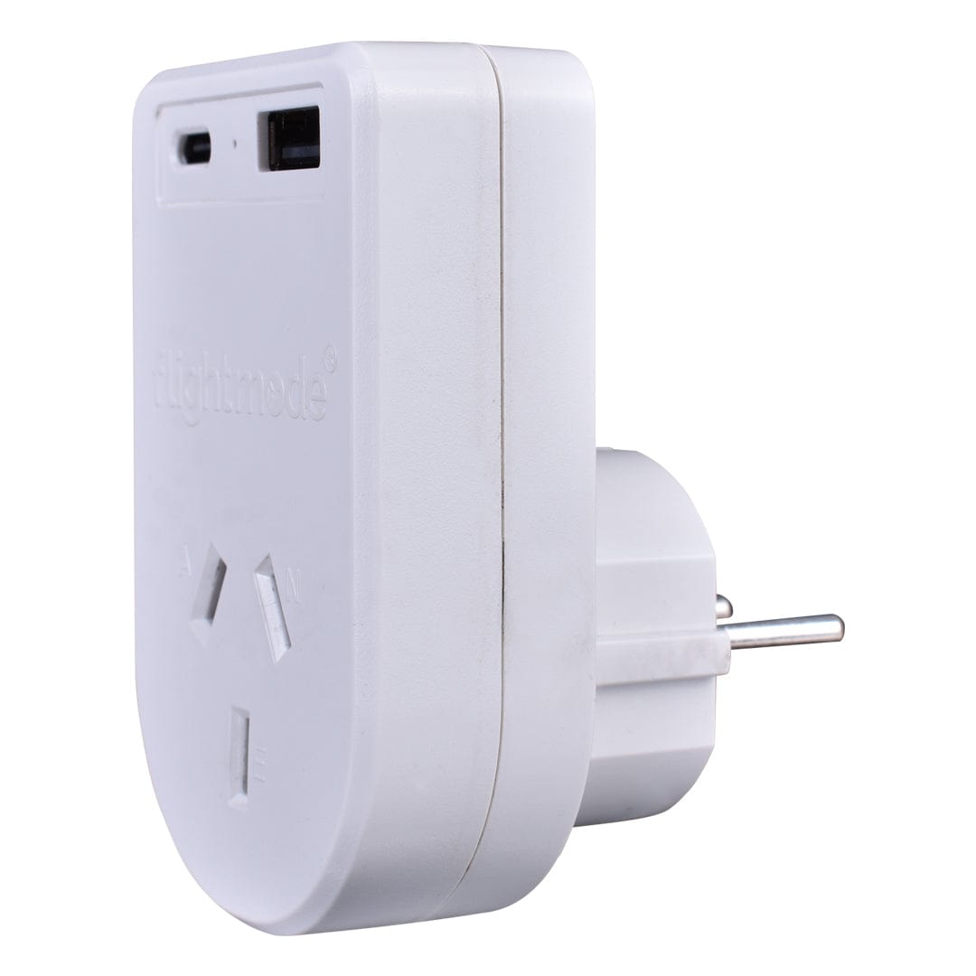 Flightmode Outbound AU/NZ to USA/CANADA Travel Adaptor with USB Type C & A 4