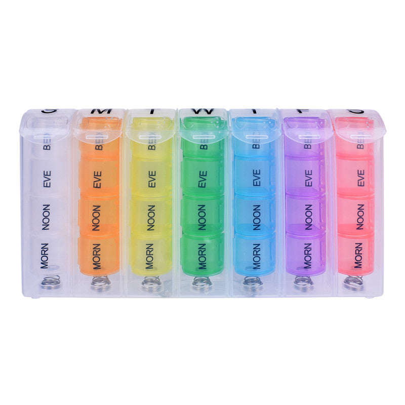 Flightmode 7 Day Travel Pill Box Medicine Organiser with Individual Daily Compartment 4