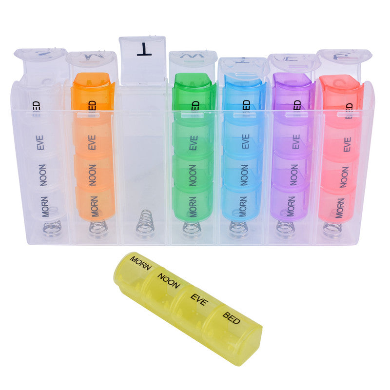 Flightmode 7 Day Travel Pill Box Medicine Organiser with Individual Daily Compartment 5