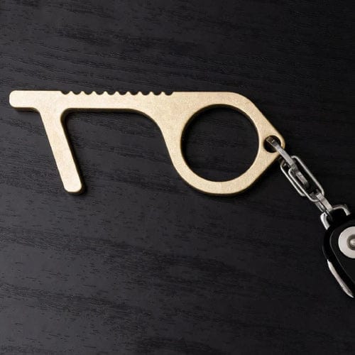 4 x Clean Germ Free Hygiene Hand Antimicrobial Metal Key 4