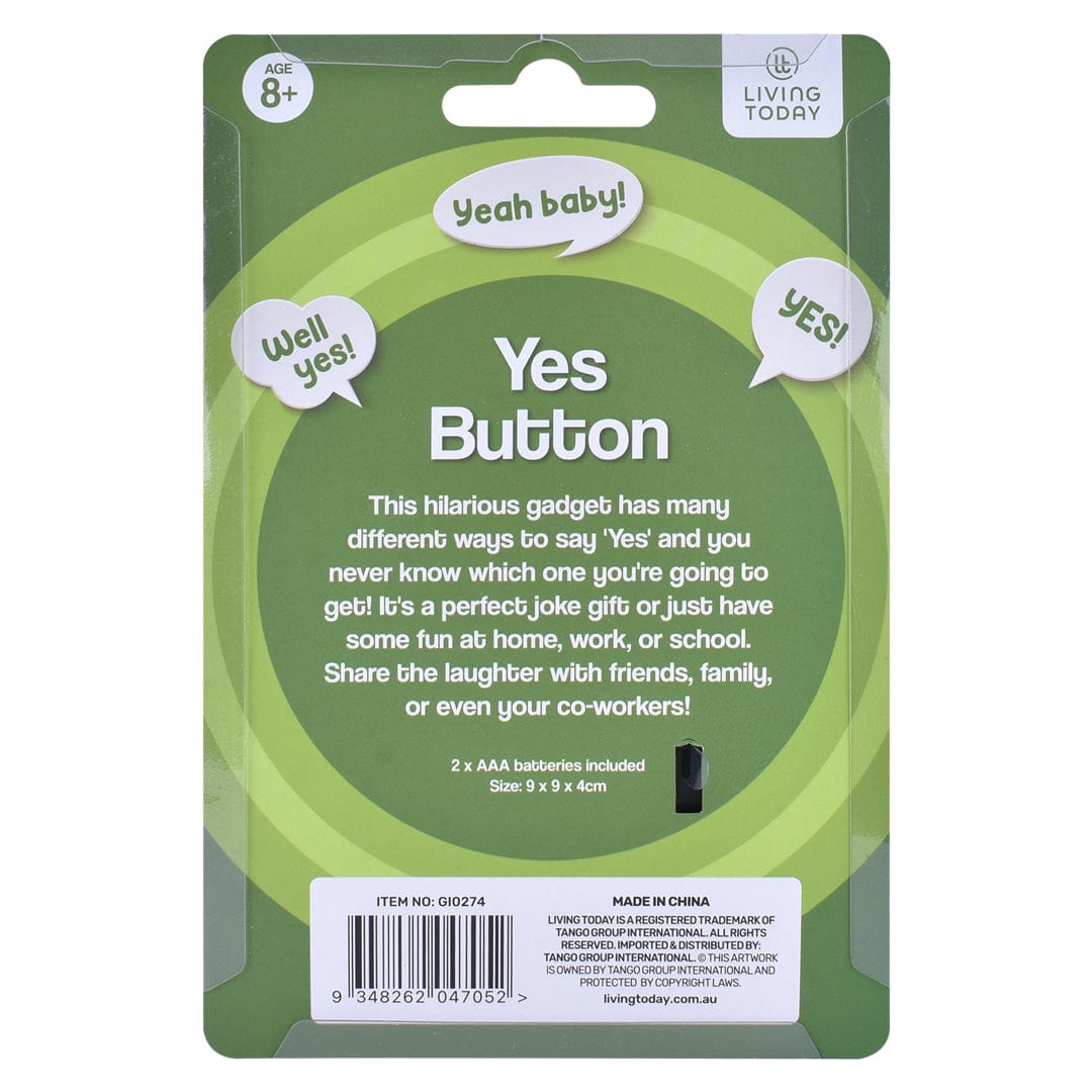 LIVING TODAY YES Button 4