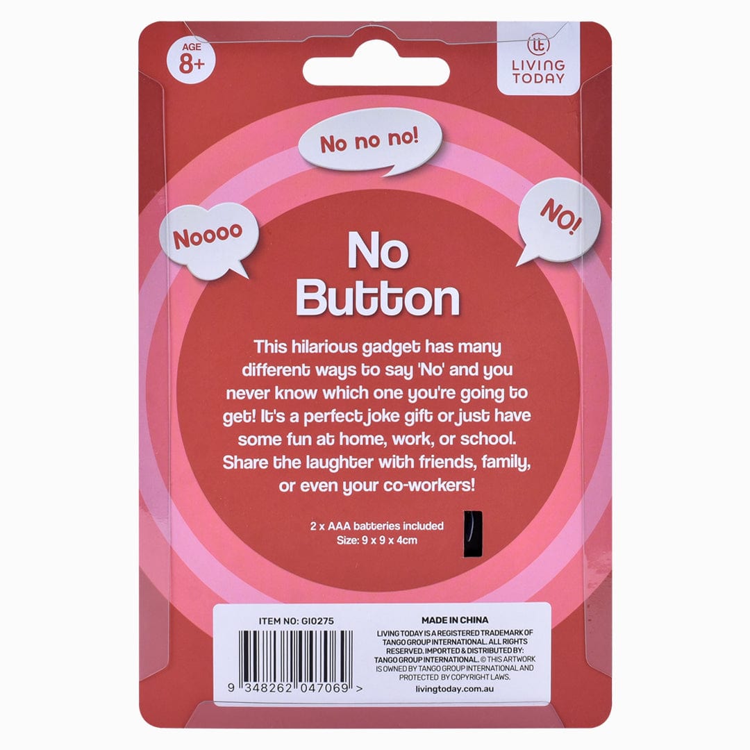 LIVING TODAY NO! Button 3