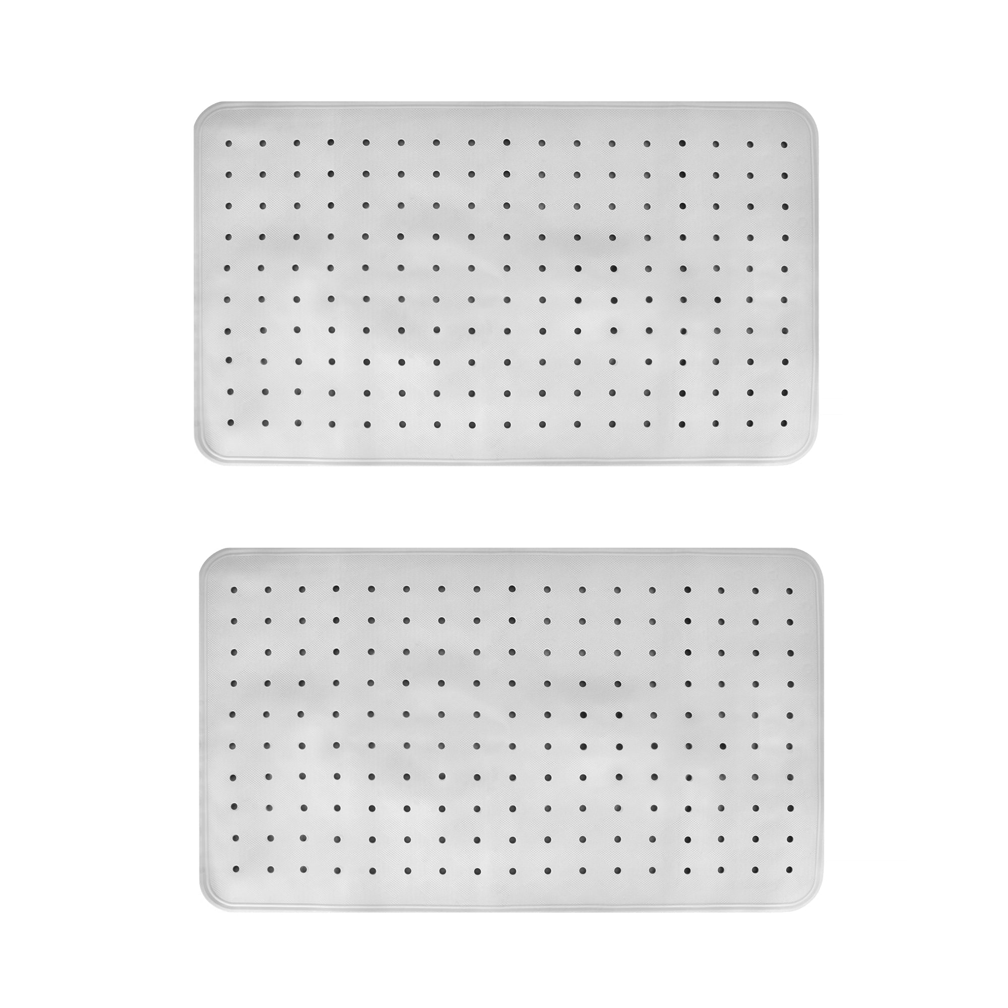 2Pack 70×40 cm Anti‑Slip Grip Shower Mat Quick‑Dry Bath Mat with 100+ Suction Cups 3
