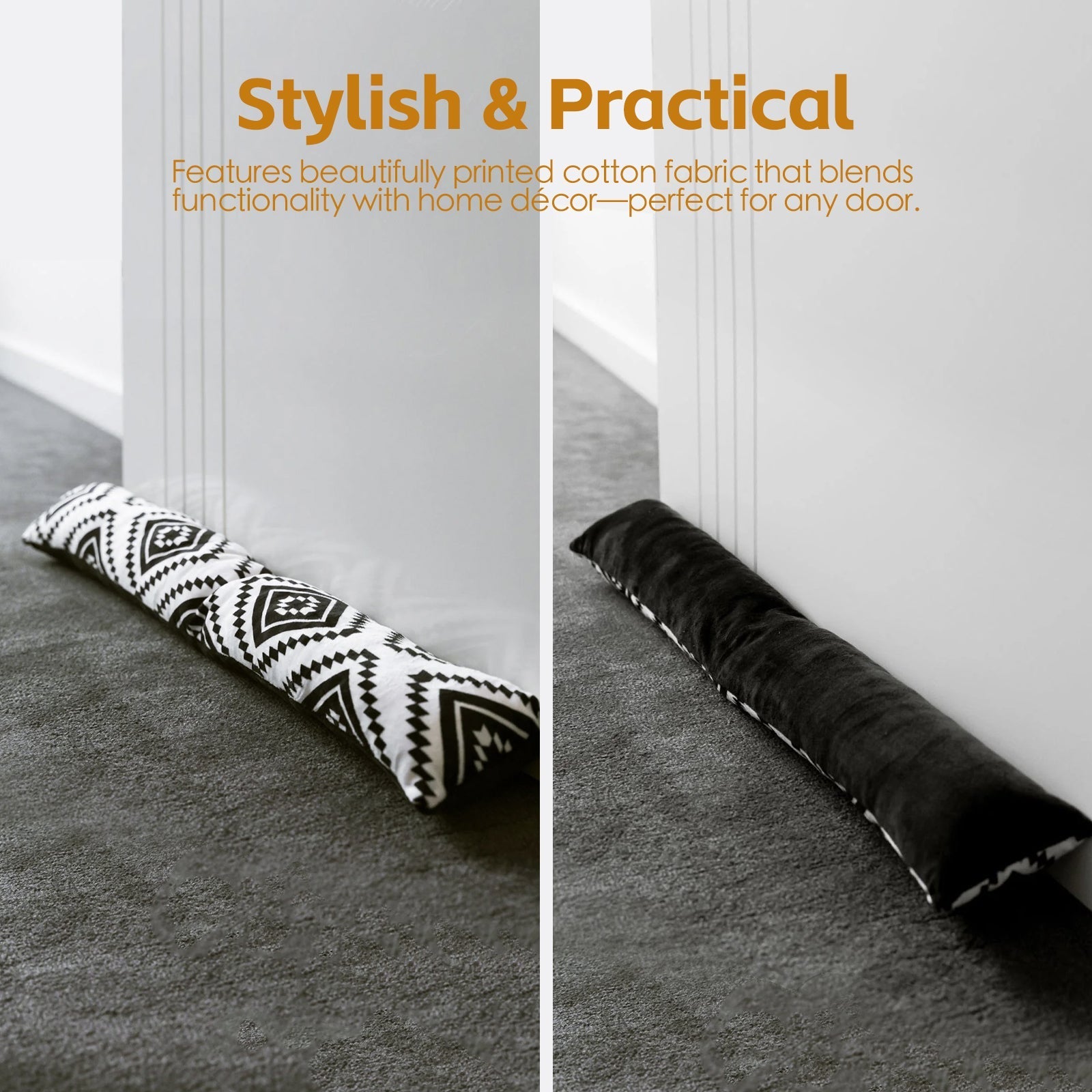 2 Pcs Door Window Draught Stopper 3