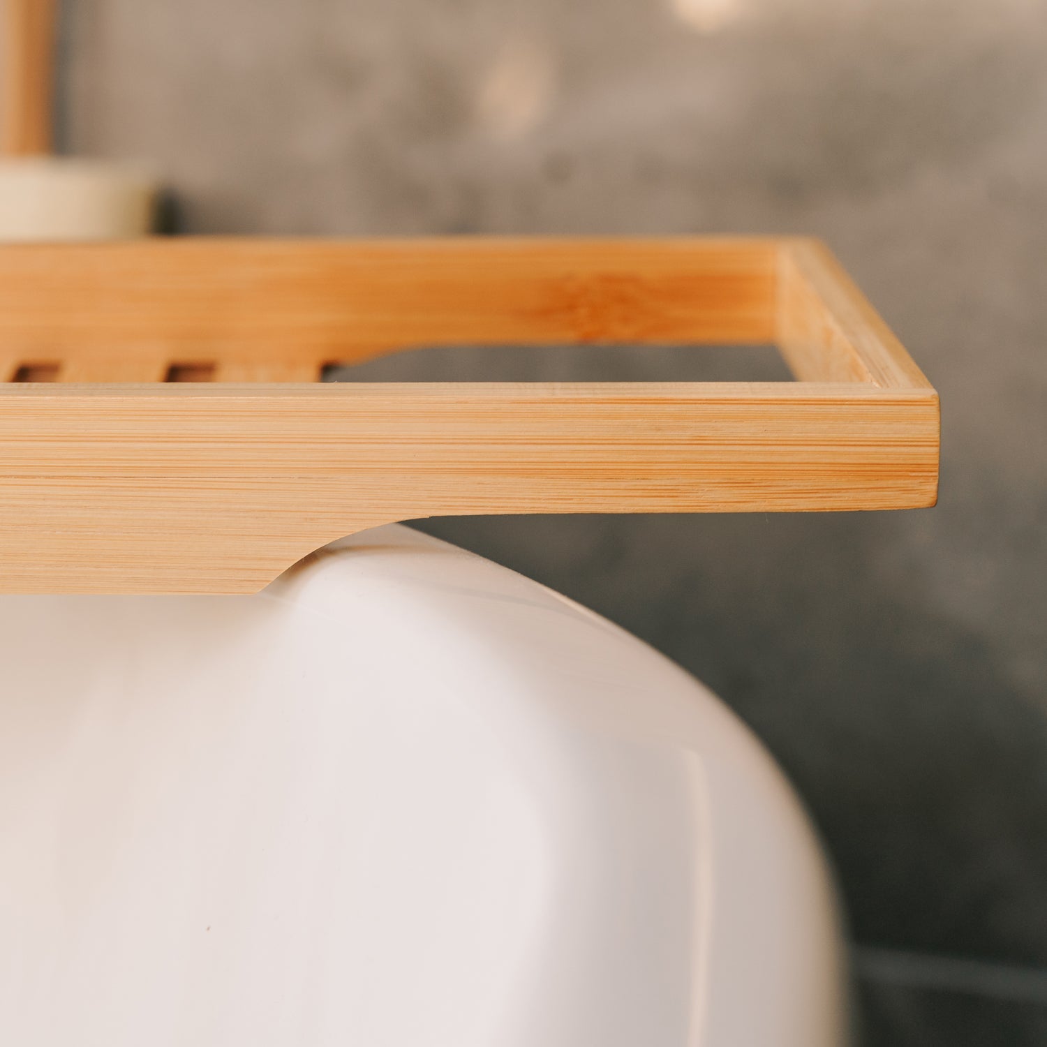 Bamboo Bath Caddy 64x15cm 4