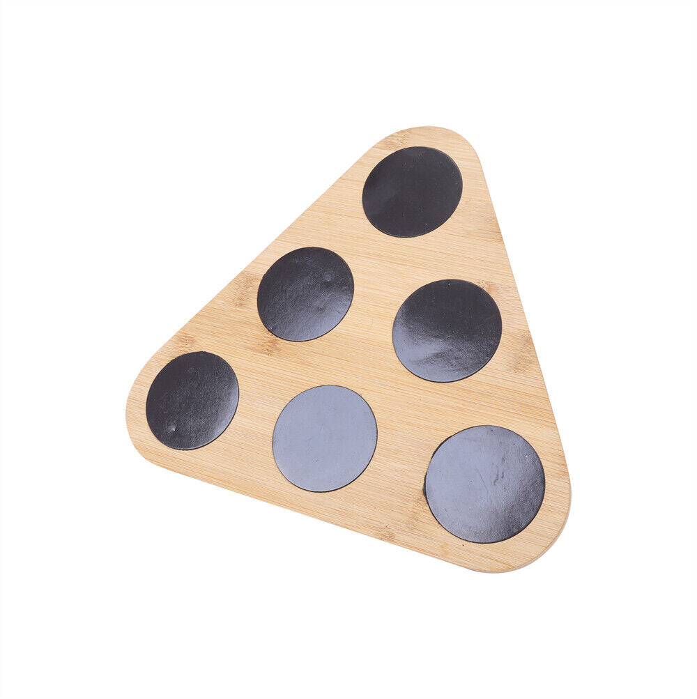 Magnetic Triangular Bamboo Spice Rack & Jars For Kitchen Storage 3