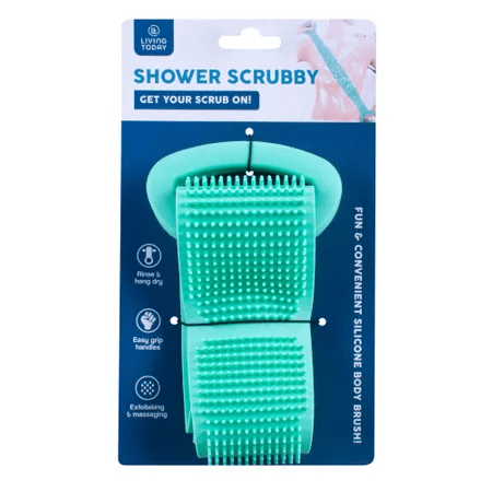 Shower Scrubby Teal / Pink - Teal 4