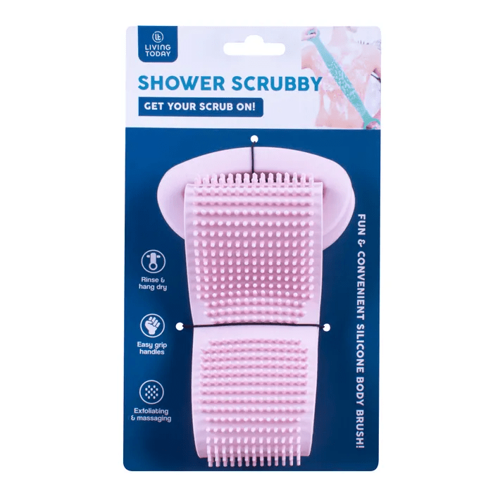 Shower Scrubby Teal / Pink - Teal 7