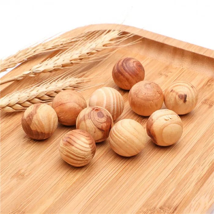 Living Today 16pc Cedar Wood Balls 5