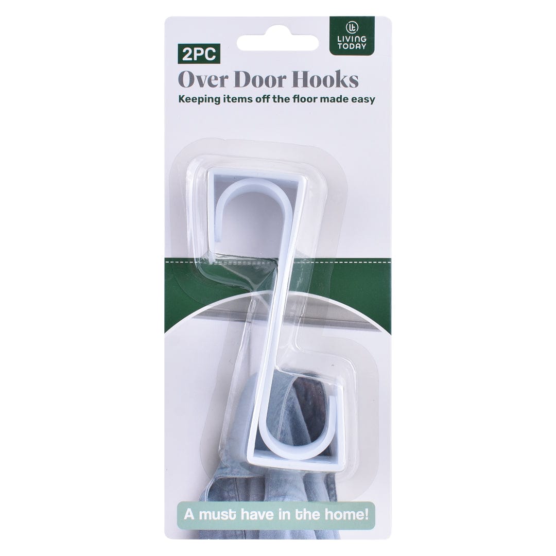 Living Today 2pk Over Door Hooks 5