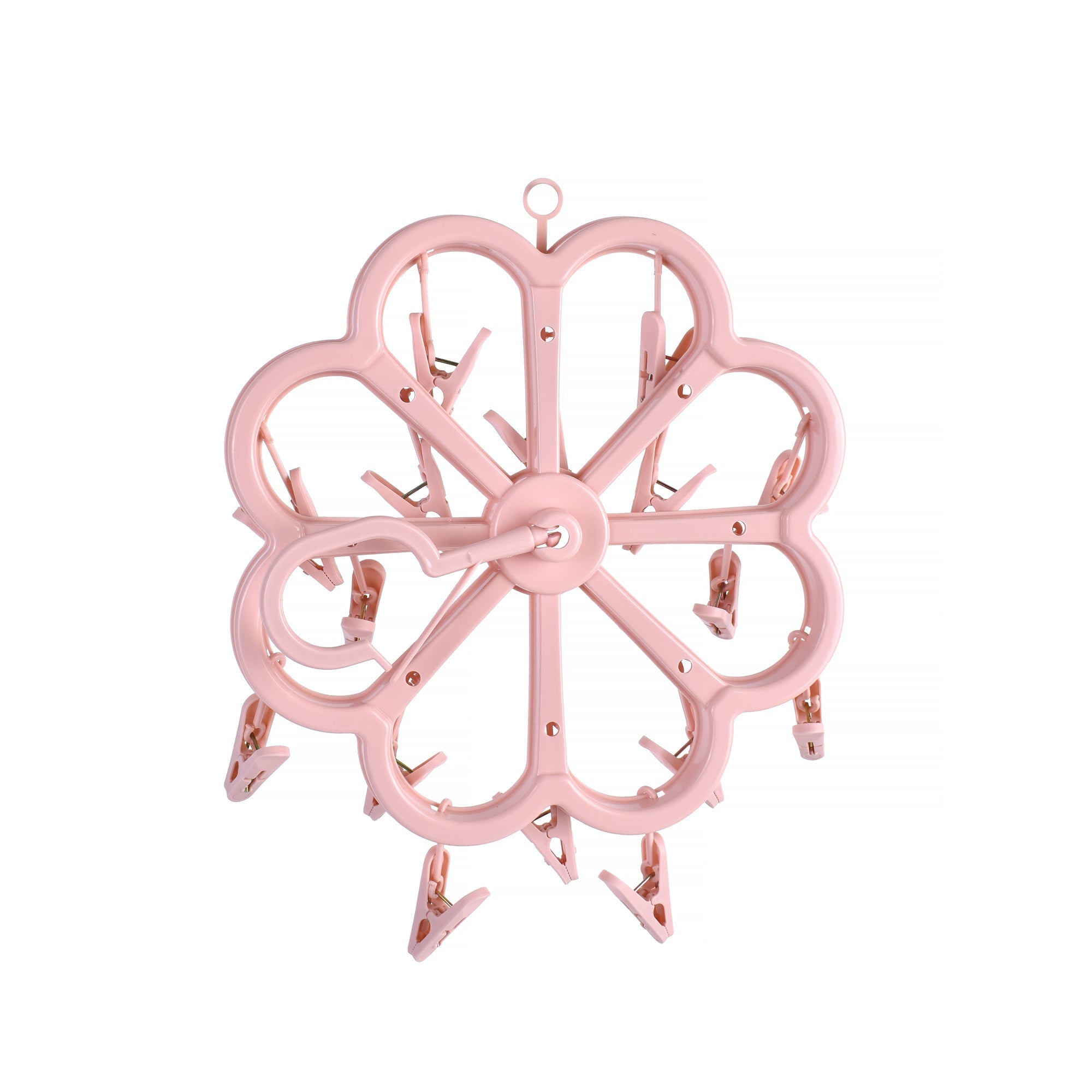 Living Today Collapsible 16 Pegs Airer Pink 4