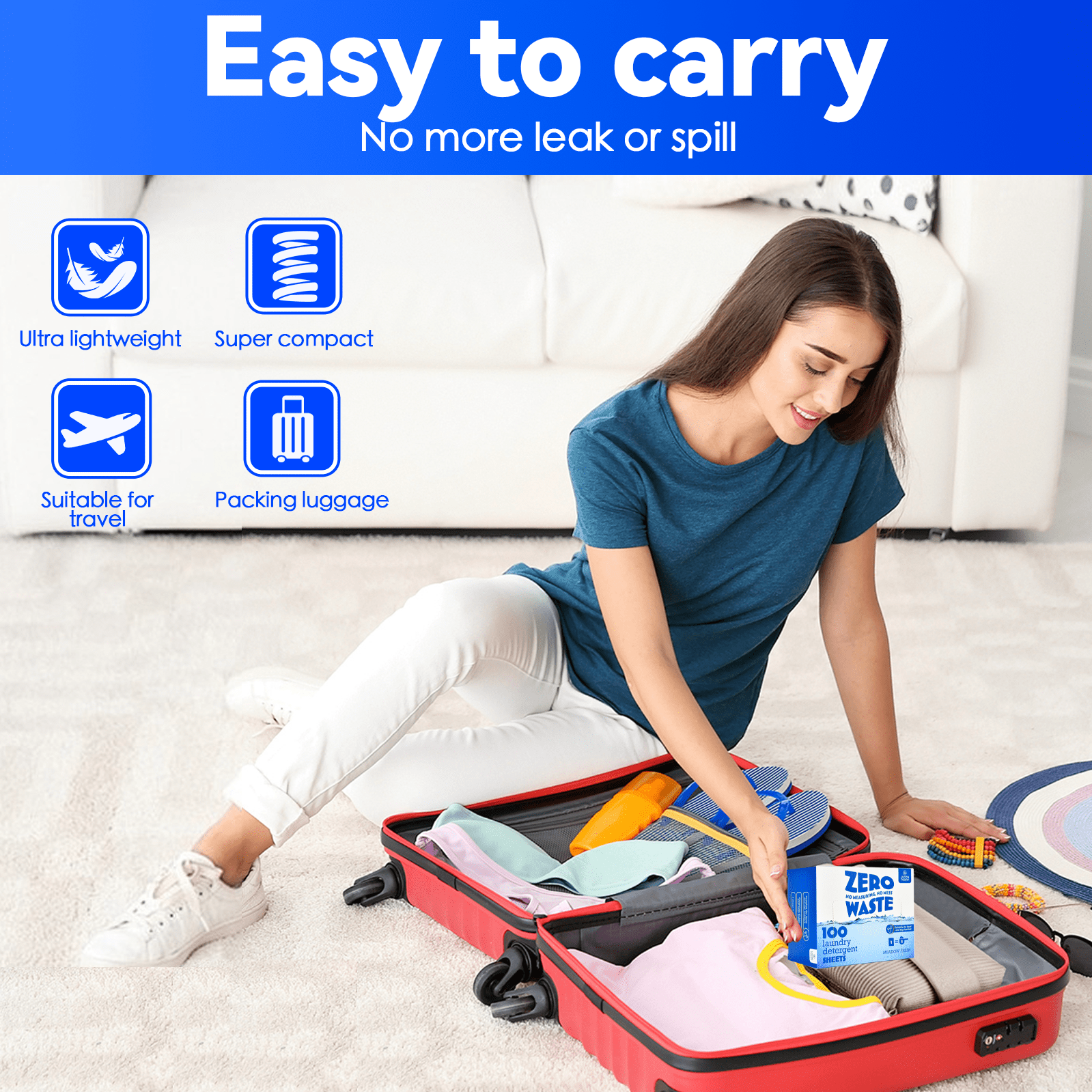 25 Sheets Eco-friendly Ultra Concentrated Laundry Detergent 3