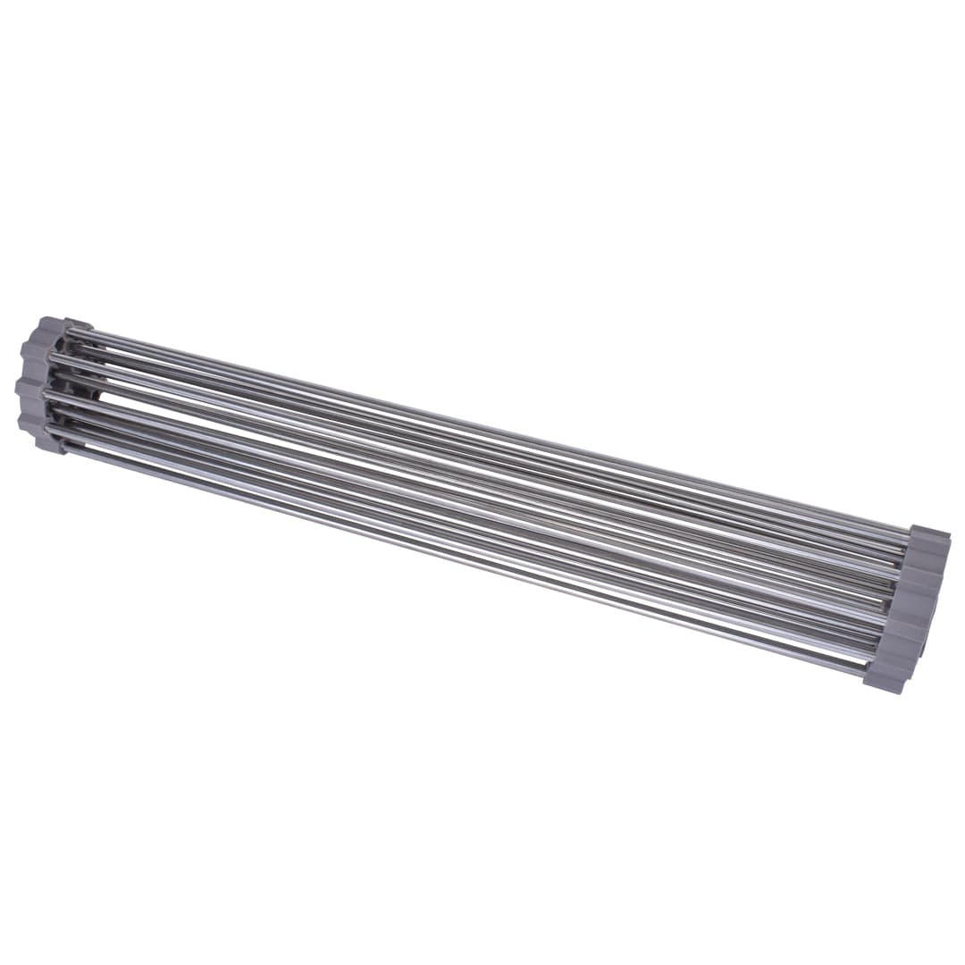 Silver Over Sink Draining Rack with Anti-Slip Grips 4