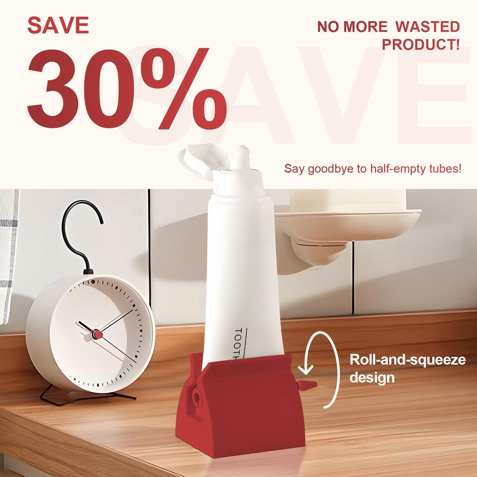 2Pcs Toothpaste Rolling Dispensers Squeezer 5