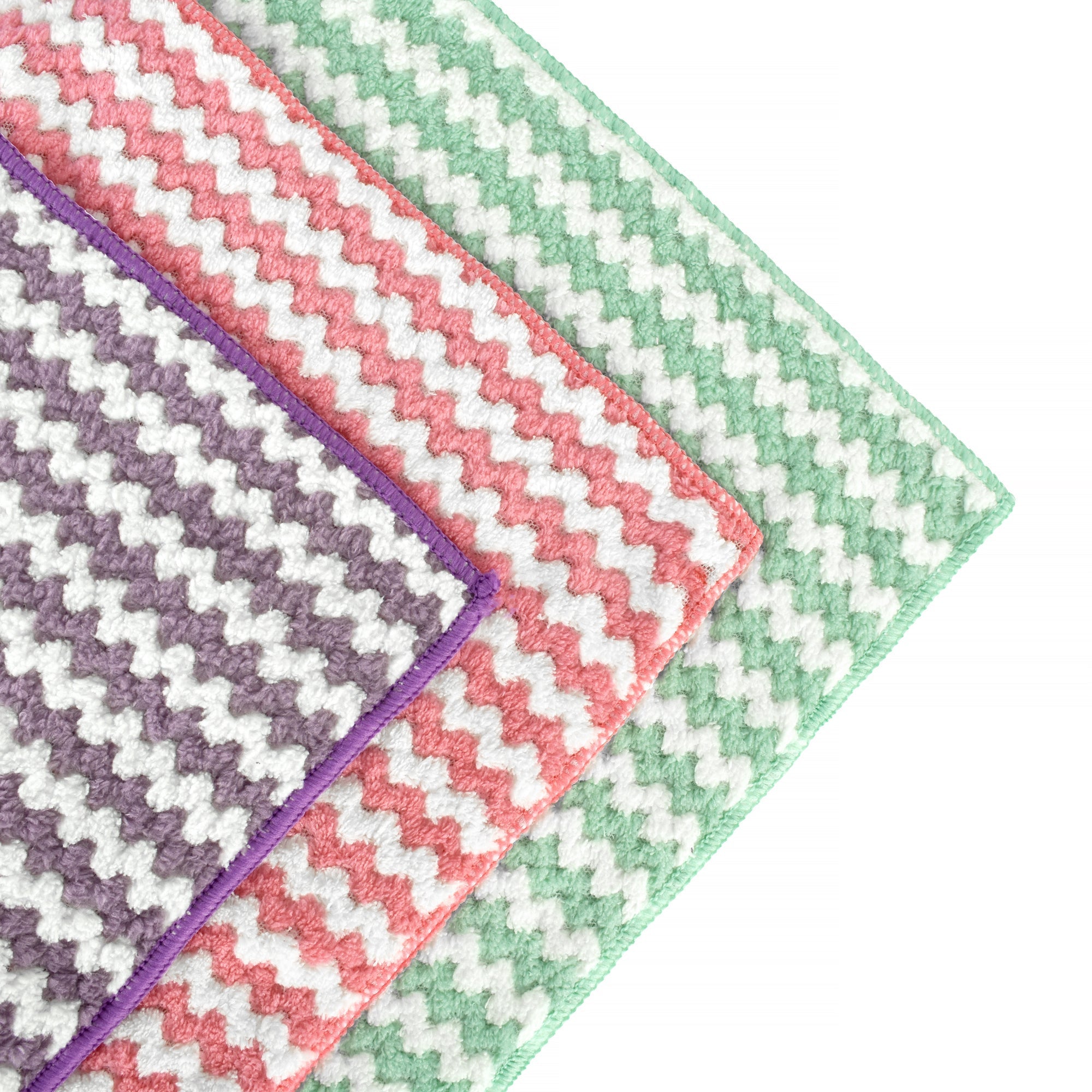 10 Pcs Super Absorbent Reusable Microfibre Cleaning Cloths 30 x 30 cm 5