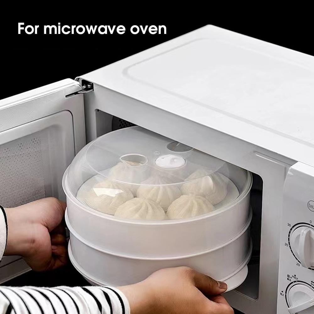 2 Tier Microwave Steamer 3